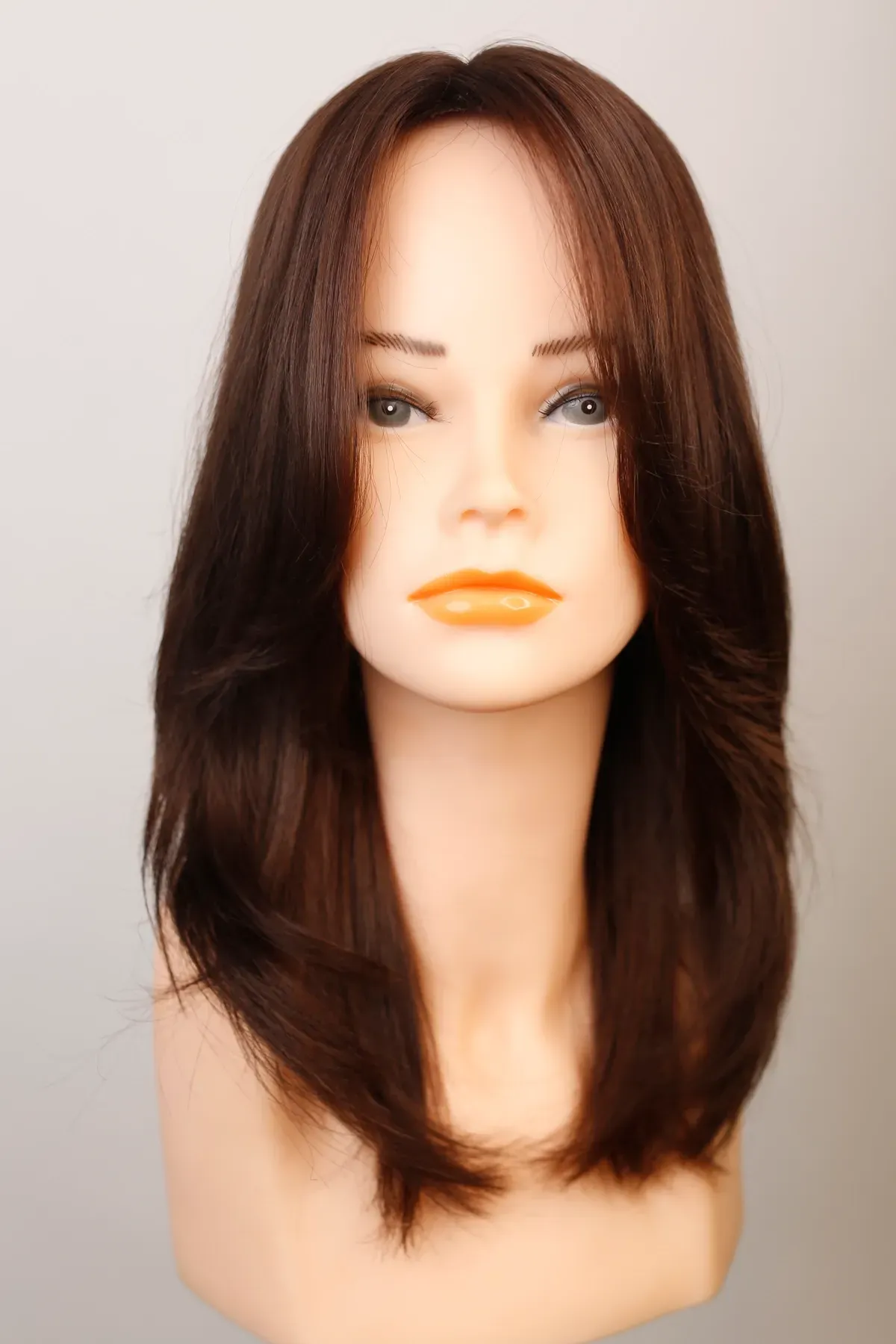 Natural Hair Topper Queen 7/394 on mannequin