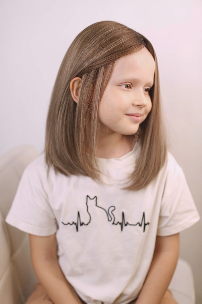 Wig system children's 31274 HL-12-10 (10) Natural medium length russet hair