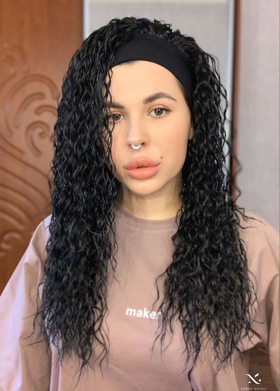 Half wig on a ribbon 7230 DW708U (1)