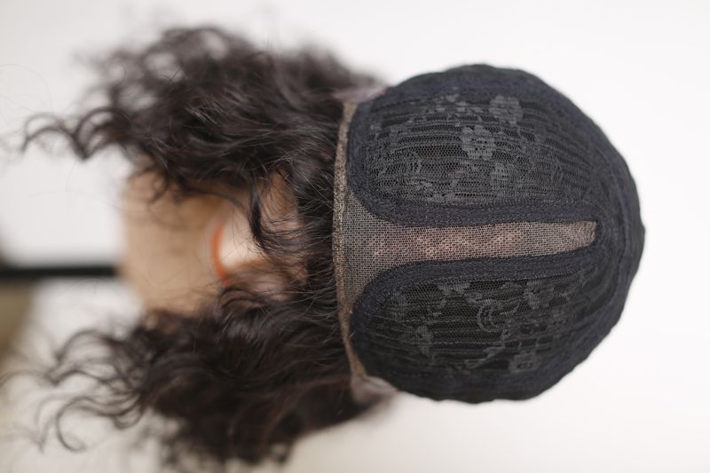 Naturalna peruka damska 31652 Wigs M (1В) Ciemne włosy średniej długości - фото