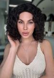 copy_Natural wig women's 31654 Wigs M (1В) Dark hair medium length