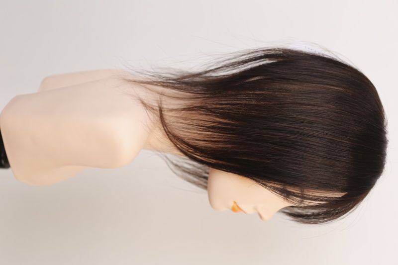 Hair systems 70442 RZ01NG2 (1B). Natural medium black hair