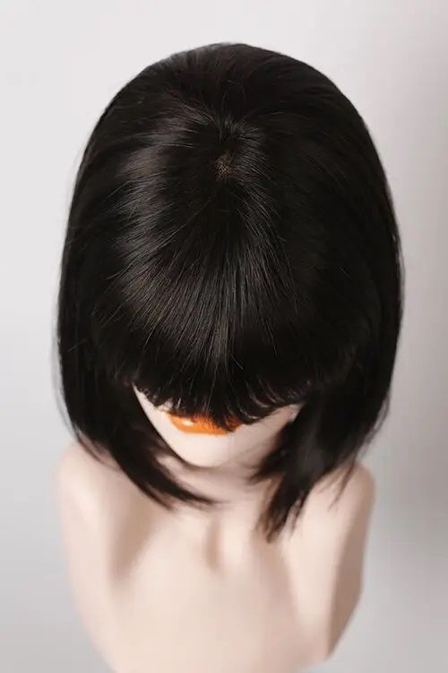 Парик женский 041397 Sue Mono (Espresso Mix 46) Искусственные тёмные волосы средней длины - фото