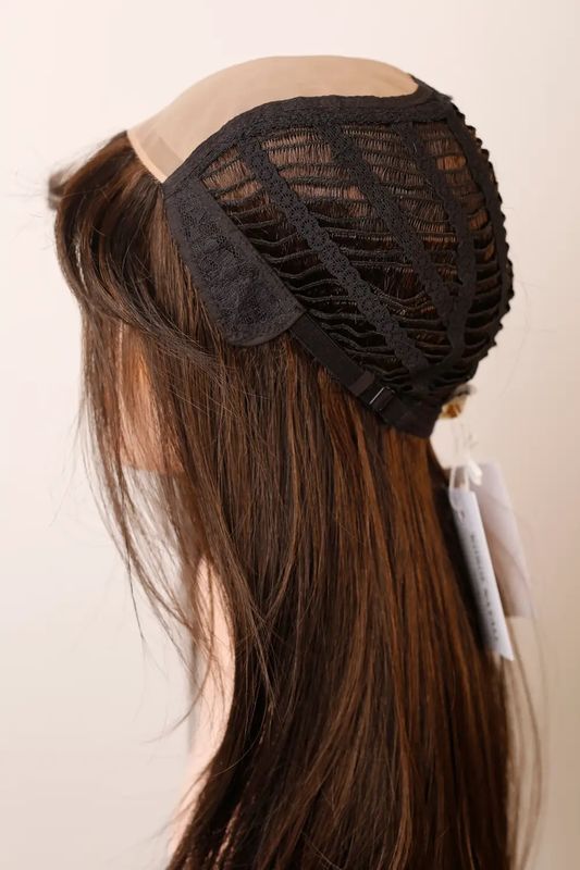 Парик детский 0041293 Stevie (Dark Chocolate) Искусственные тёмные длинные волосы - фото