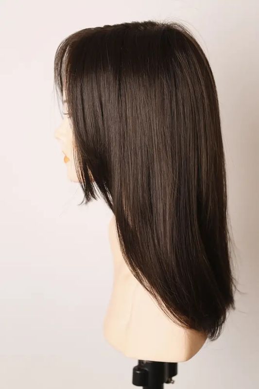 Штучна перука дитяча 0041570 Sara (DarkBrown) Темне довге волосся - фотографія