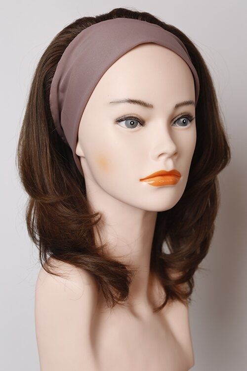 Натуральный полупарик на ленте Headband 751/2/1 KN (7/3) Славянские русые длинные волосы - фото