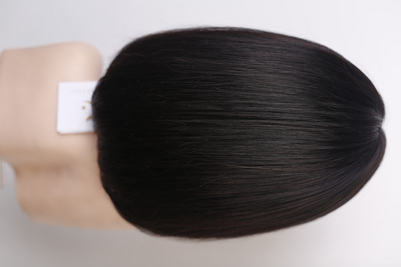 Peruka damska 31490 Wigs M BOB (4/0) Naturalne ciemne włosy średniej długości - фото
