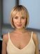 Wig women's 041510 Sing Mono Part (Pearlblonde Rooted) Artificial blonde hair of medium length
