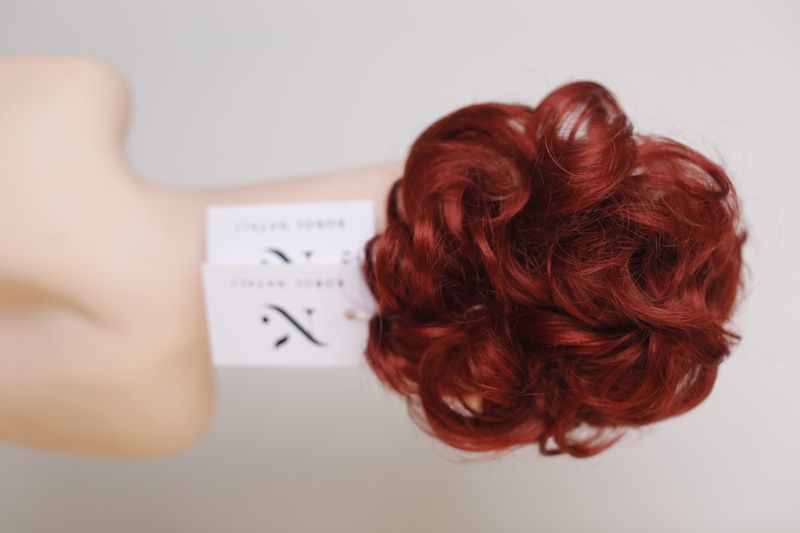 Buns 90306 (350) Artificial red short hair