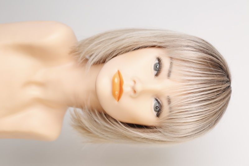 Wig women's 041510 Sing Mono Part (Pearlblonde Rooted) Artificial blonde hair of medium length