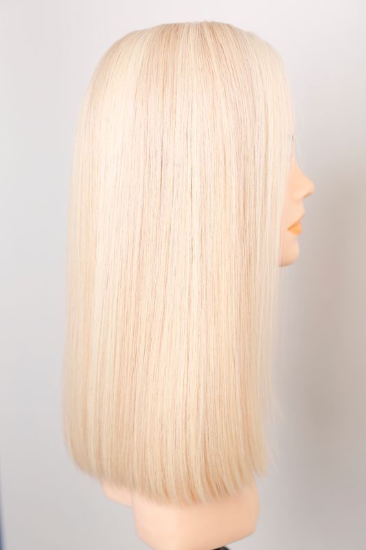Натуральна перука жіноча 31591 WigsM Lace 9*5 (H18A/60) Світле довге волосся - фотографія