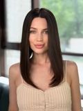 Натуральна накладка 70617 HL-16-NATURAL (NATURAL) Темне довге волосся - фотографія