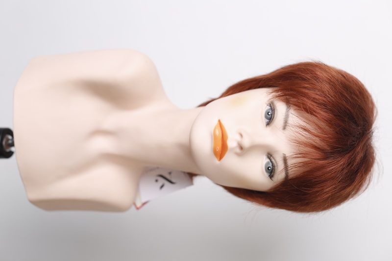 Штучна перука жіноча 4600 ANGELA (130)  Руде коротке волосся - фотографія