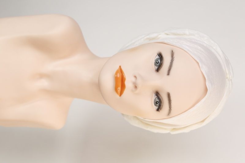 Turban 12105 Model czapki z drapowaniem na czterech szwach - фото