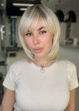 Synthetic women's wig 4651 HEVRO 100-200 (Y930) Blonde short hair