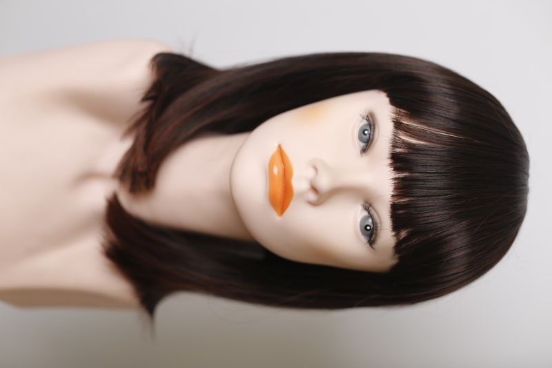Synthetic women's wig 51527 CXD714 (R2/331304) Medium length burgundy hair