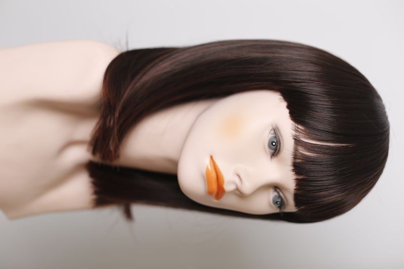 Synthetic women's wig 51527 CXD714 (R2/331304) Medium length burgundy hair