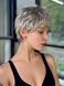 Synthetic women's wig 041577 Shorty Lace (305K) Gray short hair