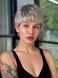 Synthetic women's wig 041577 Shorty Lace (305K) Gray short hair
