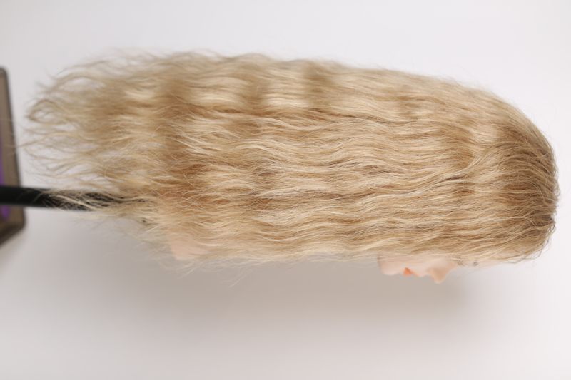 Натуральный парик детский 031590 Wigs M STW 22 (G-30) Светлые длинные волосы - фото