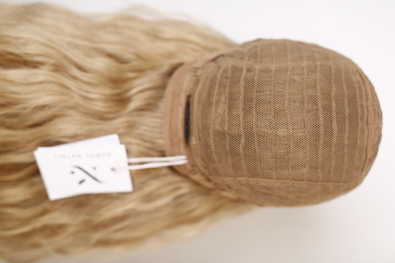 Натуральный парик детский 031590 Wigs M STW 22 (G-30) Светлые длинные волосы - фото