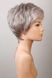 Synthetic women's wig 041576 Shorty Lace (GL56-60) Gray short hair