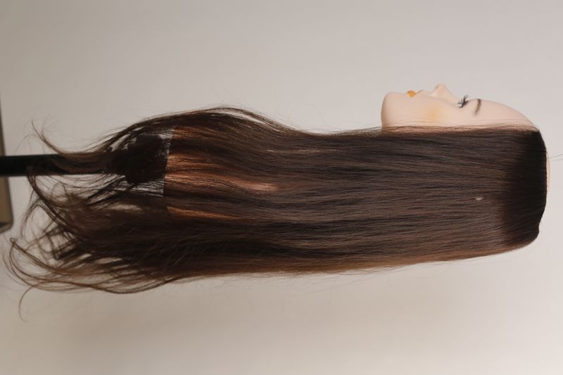 Natural hair systems Push-up 7/406 (4) Slavic natural dark long hair