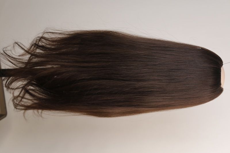 Natural hair systems Push-up 7/406 (4) Slavic natural dark long hair