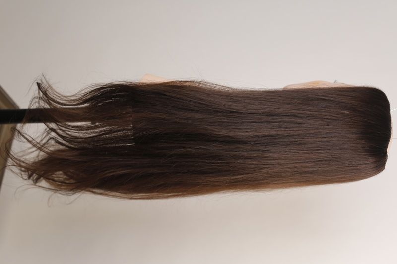 Natural hair systems Push-up 7/406 (4) Slavic natural dark long hair
