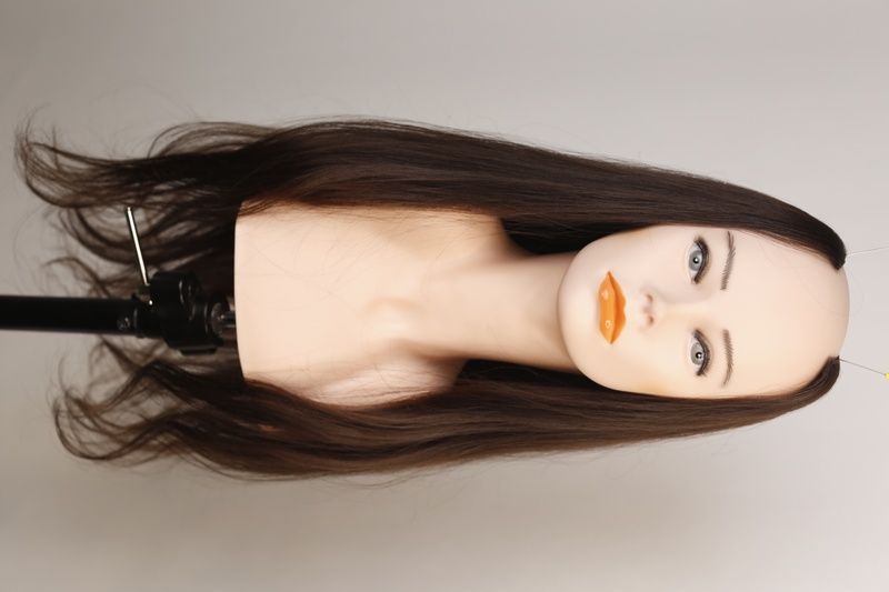 Natural hair systems Push-up 7/406 (4) Slavic natural dark long hair