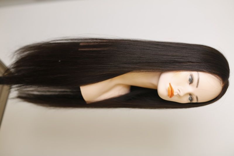 Natural wig system women's 31639 VI-22-Natural (Natural) Dark long hair