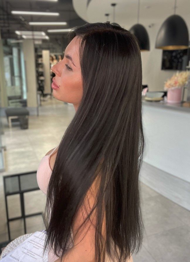 Парик система 3433 silky straight (4/0) - фото
