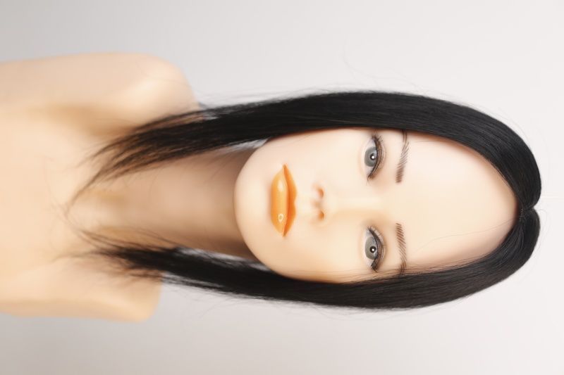 Natural hair systems 70578 Topper M 7*11 (1) Dark hair medium length
