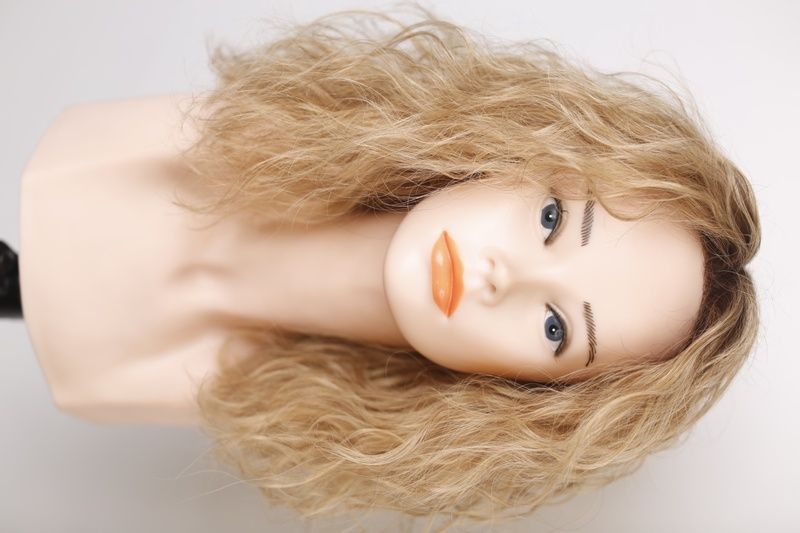Wig system children's 031388 BB (RT4-30) Natural blonde medium length hair