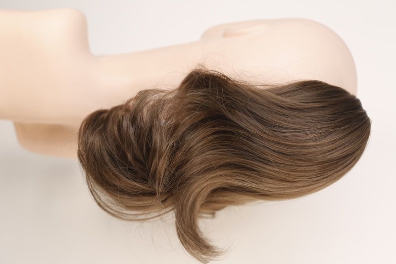 Buns 90841 НKIWI TERMO (10) Artificial medium-length russet hair