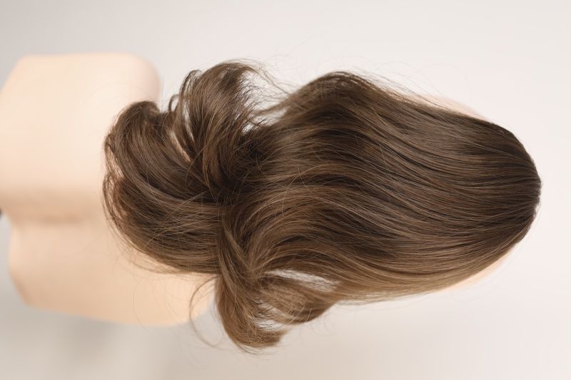 Buns 90841 НKIWI TERMO (10) Artificial medium-length russet hair