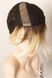 Synthetic women's wig 041585 Disc Mono Part (Champagne Rooted) Blonde short hair