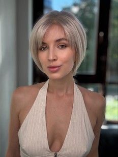 Перука жіноча 52978 HCXD945G (ARCTIC). Штучне світле волосся середньої довжини - фотографія