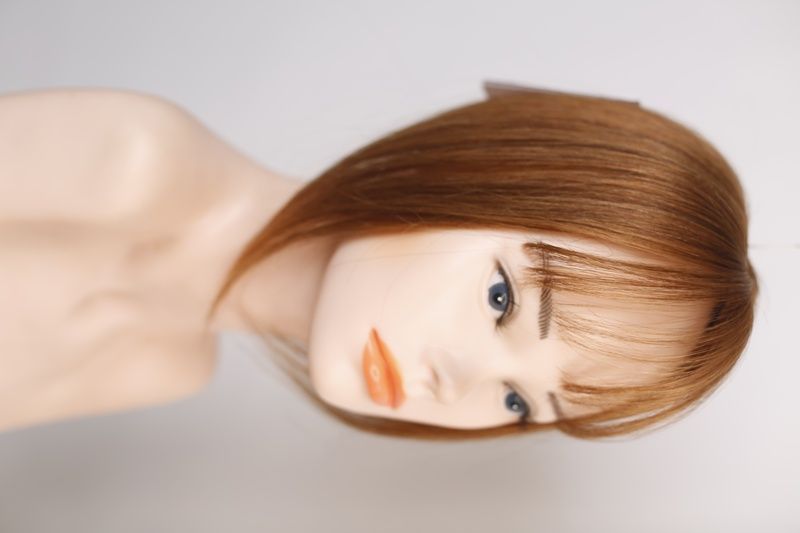 Hair systems 70416 TopperM 7*8 (14/27). Natural medium length russet hair