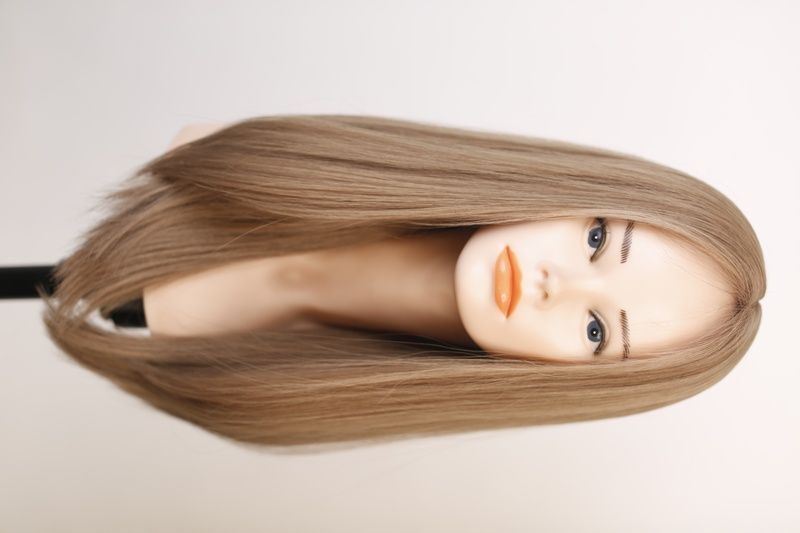 Women's natural wig system 31111 HL-20-18 (18) light brown long hair