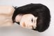 Synthetic wig women's 53098 H1421G AT (2)  Dark hair of medium length