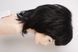 Synthetic wig women's 53098 H1421G AT (2)  Dark hair of medium length