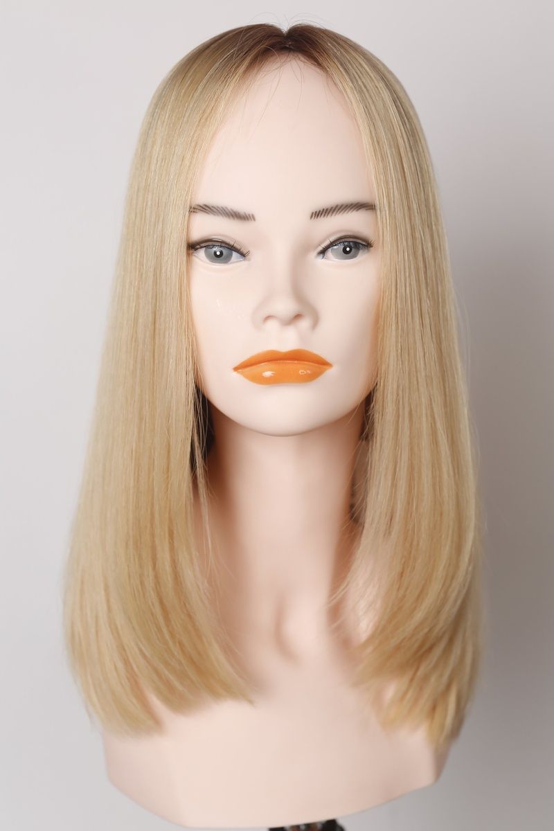 Натуральный парик женский Couture 1/77 (8+10/3) Cлавянские светлые волосы средней длины - фото
