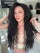 Synthetic  women's wig 51769 (2)  Dark long hair