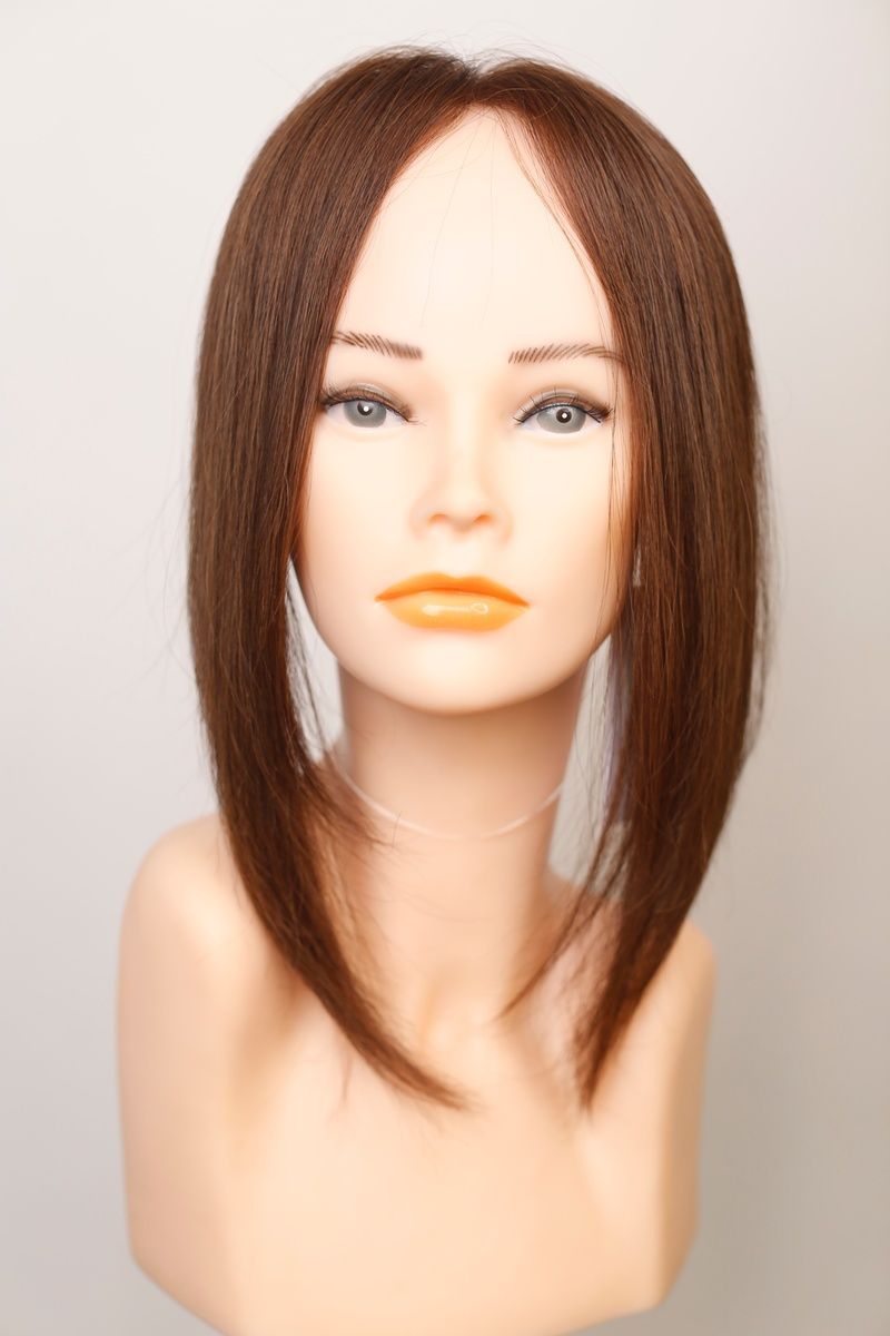 Натуральна накладка 70583 TopperM lace 12 (8K) Русяве довге волосся - фотографія