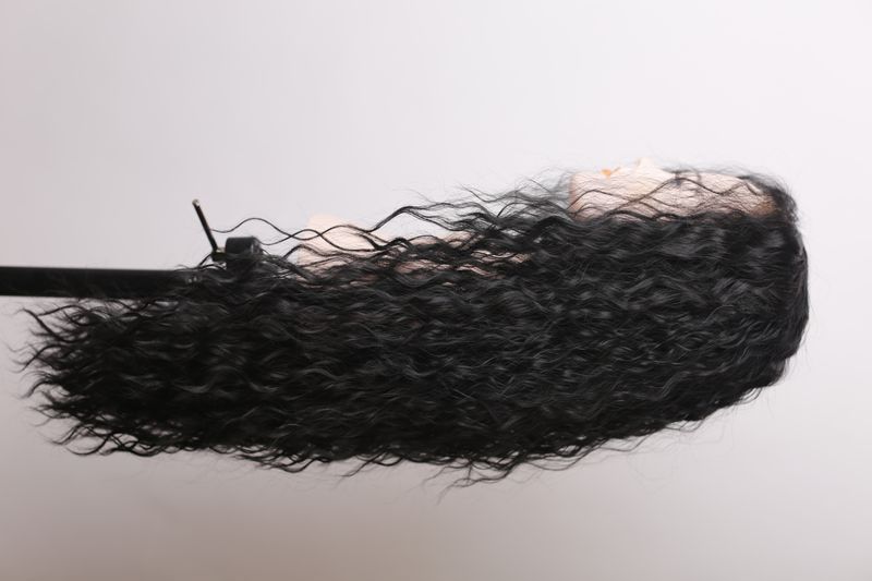 Synthetic  women's wig 51769 (2)  Dark long hair