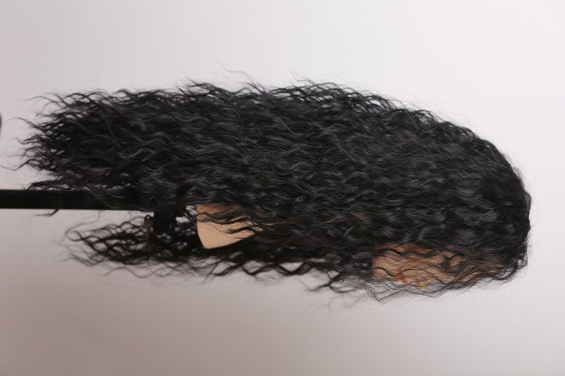 Synthetic  women's wig 51769 (2)  Dark long hair