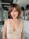 Natural wig women's 31579 H9087HH (8) Natural medium length blonde hair