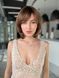 Natural wig women's 31579 H9087HH (8) Natural medium length blonde hair
