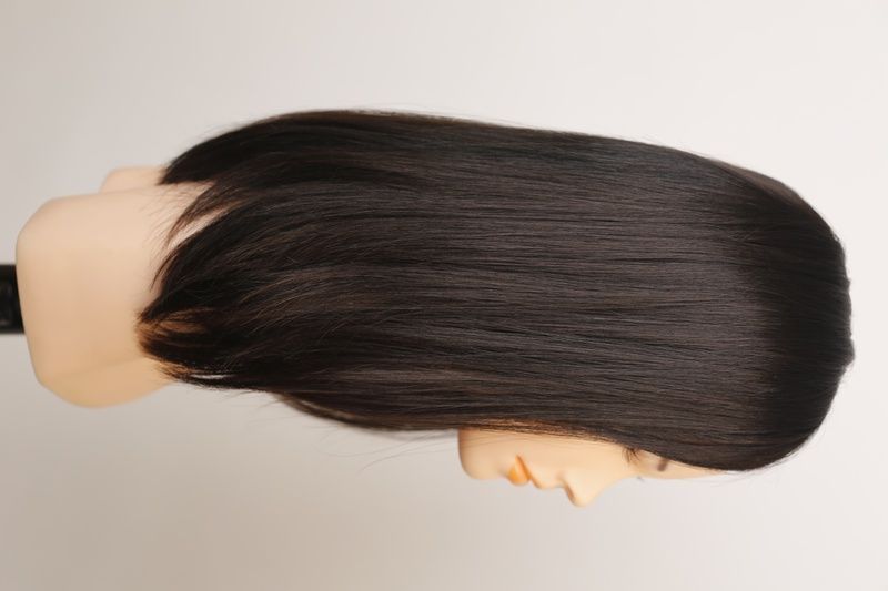 Парик система женская 31477 HL-Lace-12-natural (natural) Натуральные темные волосы средней длинны - фото